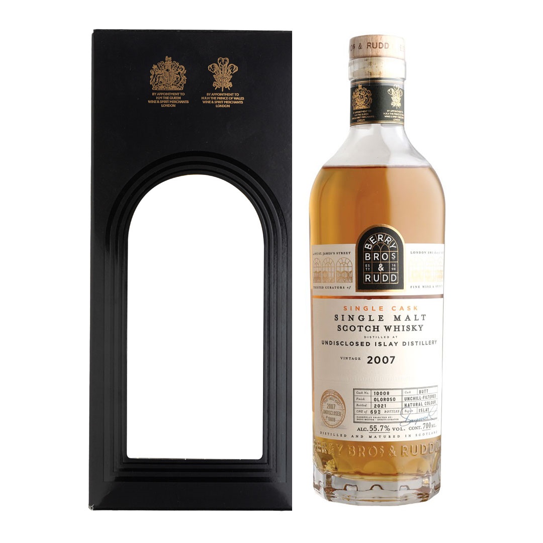 BBR 2007 Undisclosed Islay Cask No. 10008 14 Year Old Single Malt