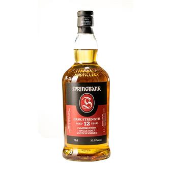 Springbank 12 Year Old Cask Strength 55.9% August 2021 70cl thumbnail