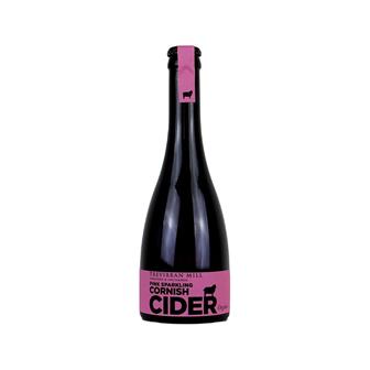Trevibban Mill Pink Sparkling Cornish Organic Cider 7% 330ml thumbnail