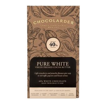 Chocolarder Pure White 40% Chocolate 70g thumbnail