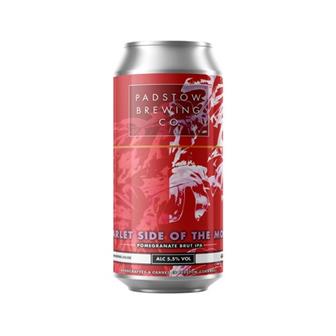 Padstow Scarlet Side of the Moon - Pomegranate Brut IPA 5.5% 440ml thumbnail