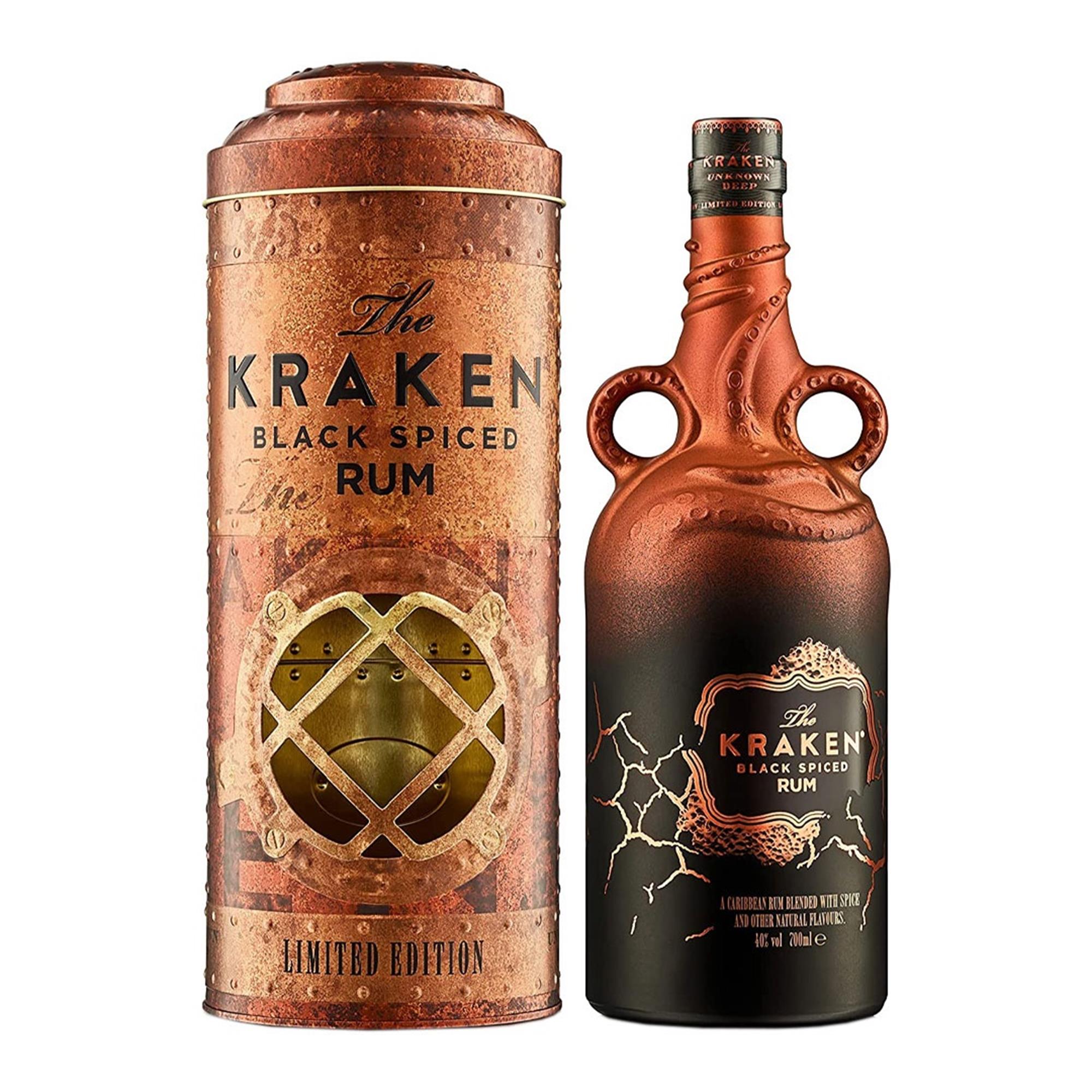 The Kraken Black Spiced Rum Unknown Deep Limited Edition 2022 70cl