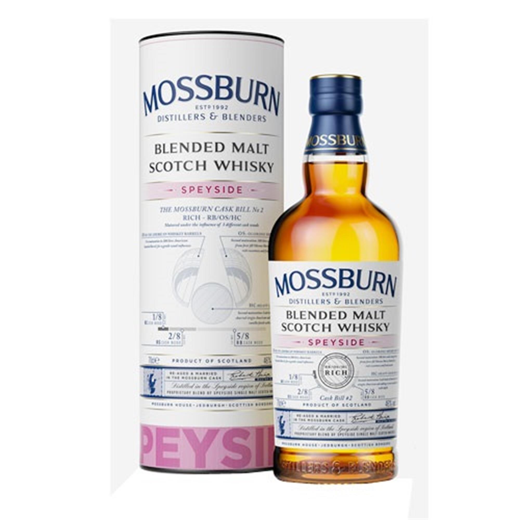 Mossburn Whisky Speyside Blended Malt 70cl
