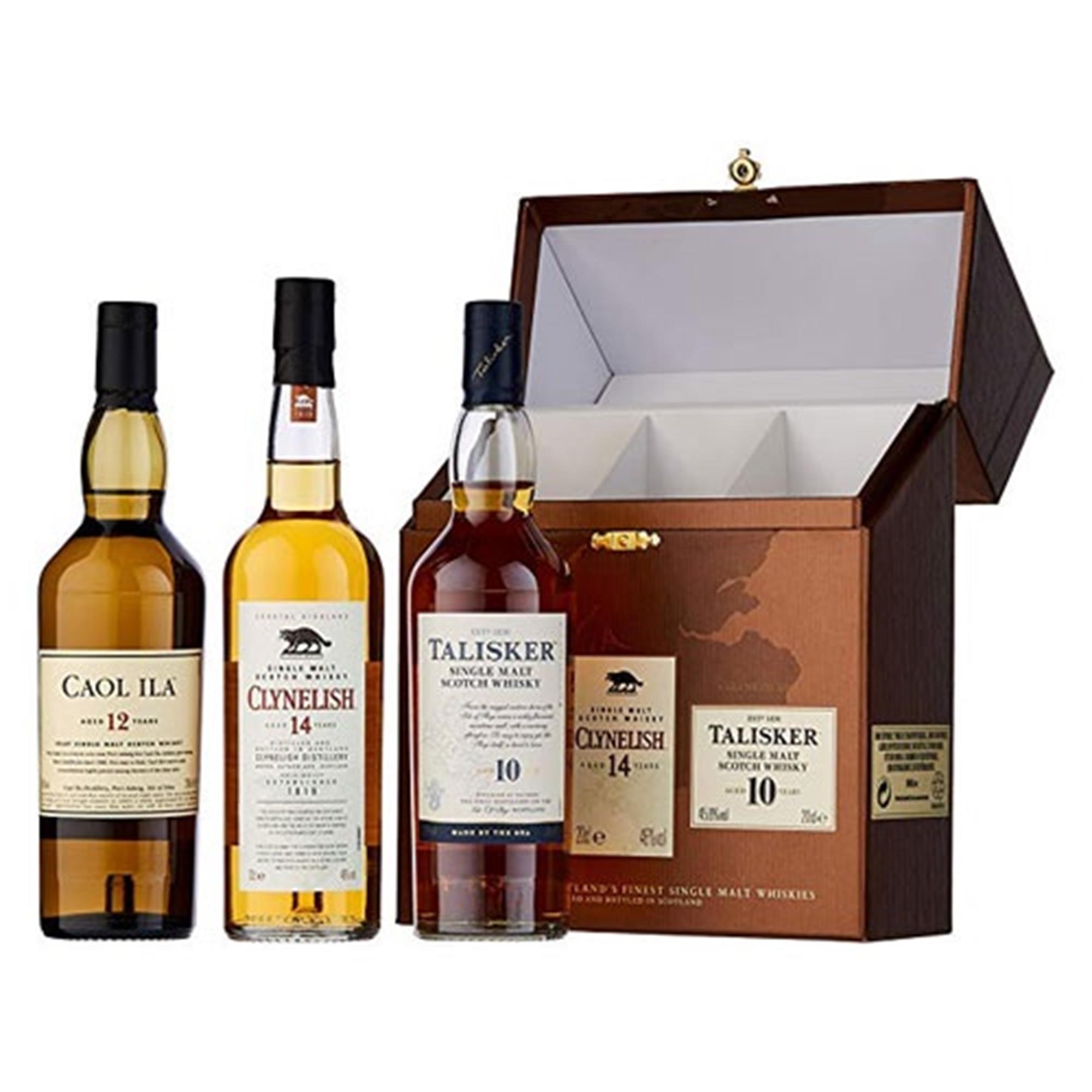 The Classic Malts Gift Pack Coastal 3x20cl