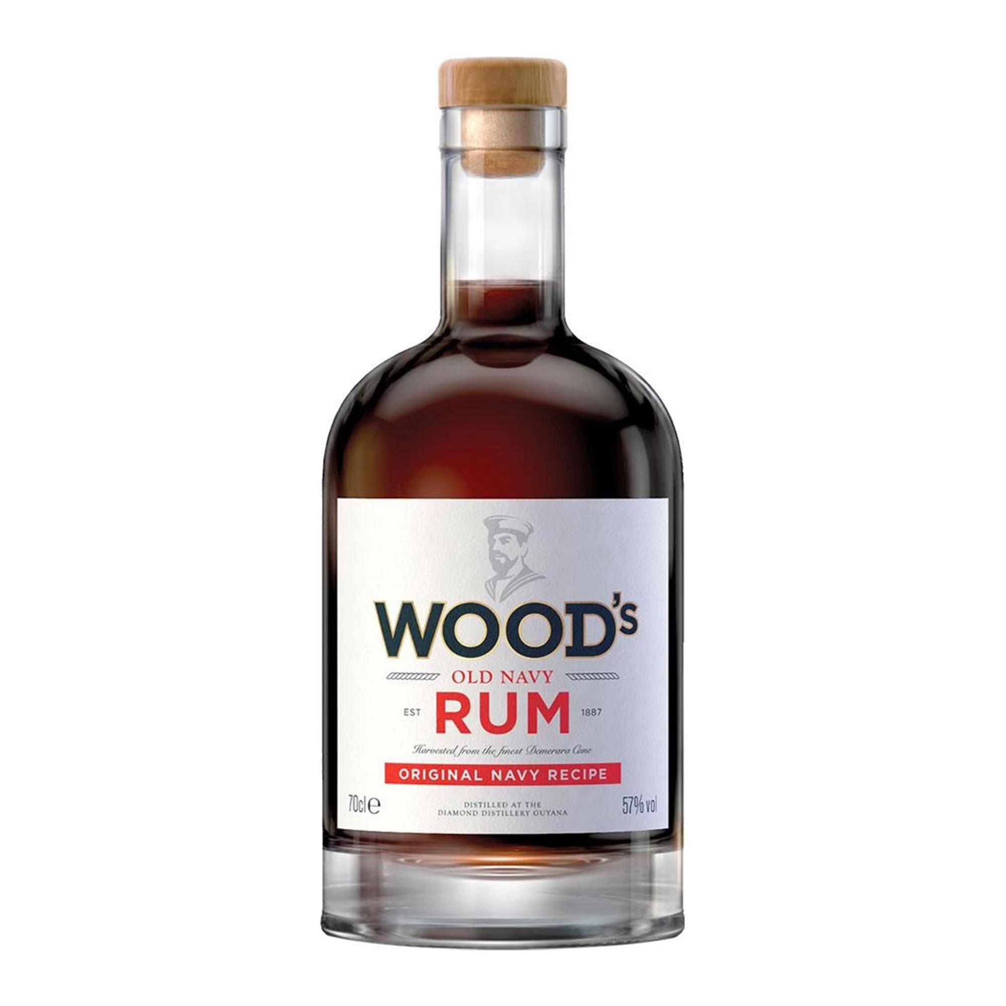 Woods 100 Navy Rum 57 70cl