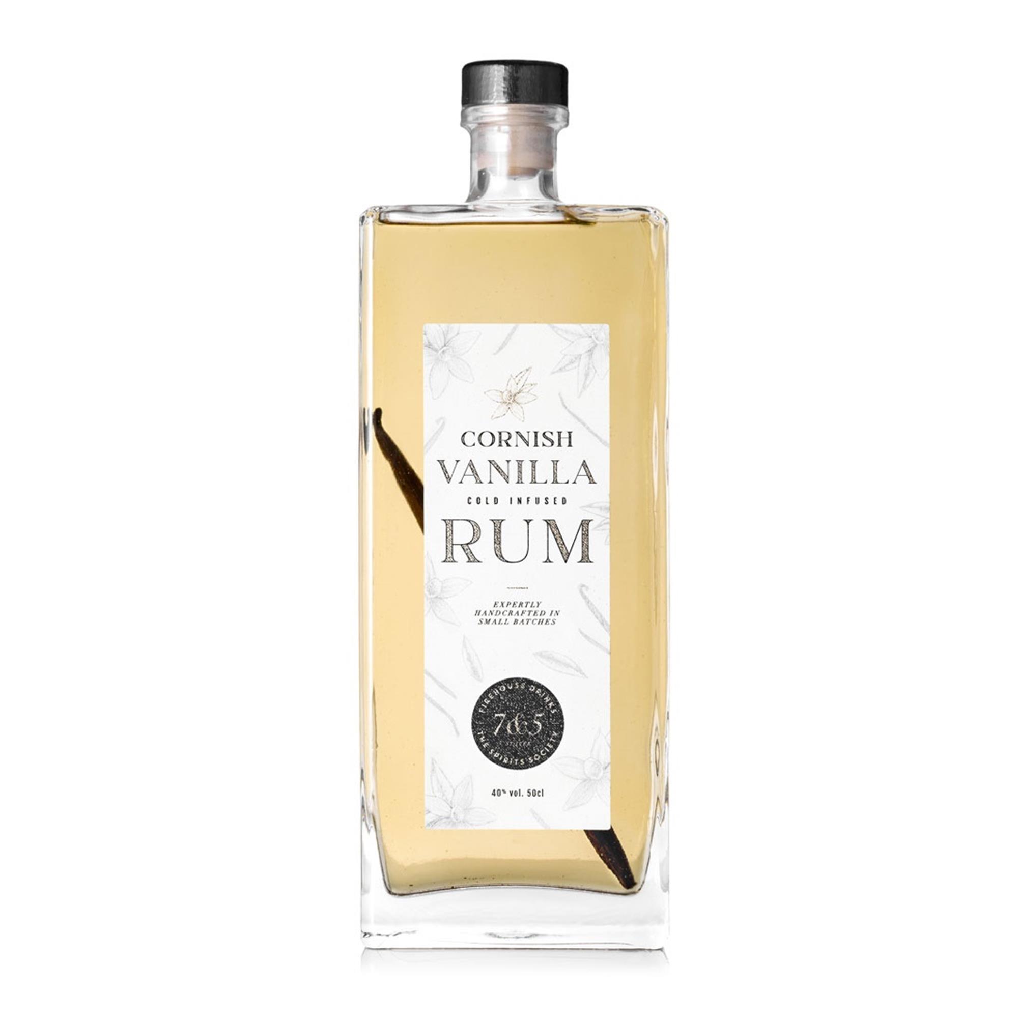 Cornish Vanilla Cold Infused Rum 50cl