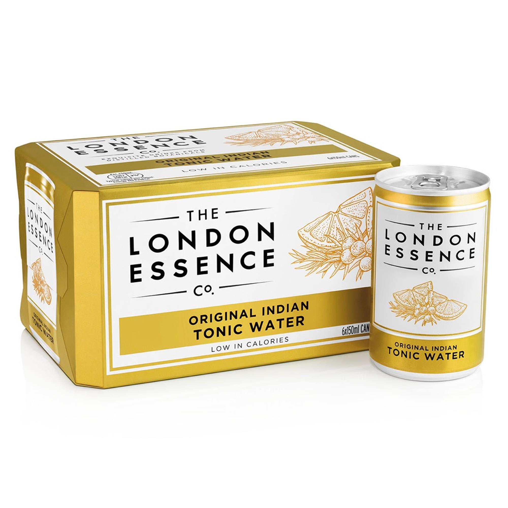 London Essence Original Indian Tonic Water Cans 6 x 150ml