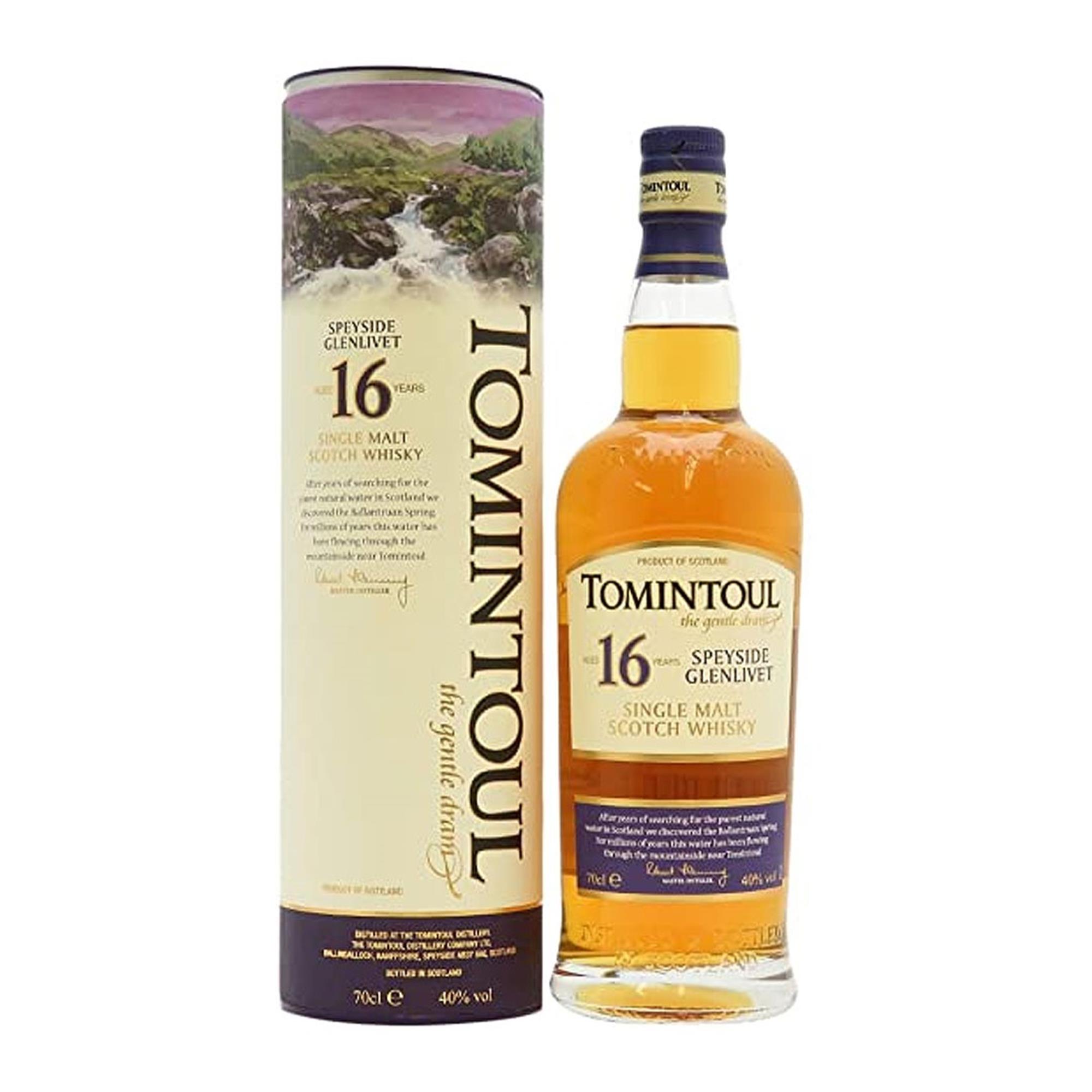 Tomintoul 16 Year Old Speyside Glenlivet 70cl